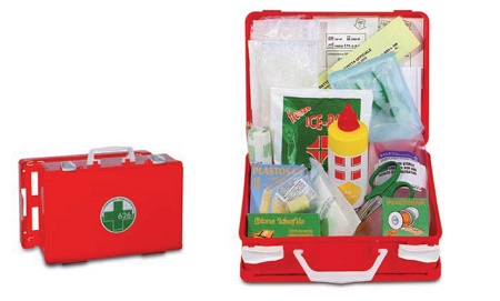 CASSETTA PRONTO SOCCORSO MEDICINALI PER 1/2 PERSONE - farmanauta.it