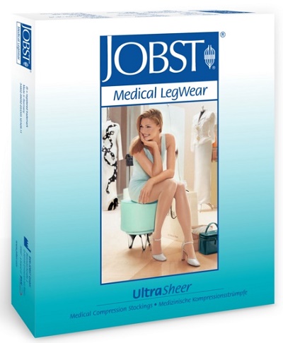 CALZA COMPRESSIVA JOBST ULTRASHEER 15-20MMHG CALZA BEIGE 5 ARTICOLO 751220000000 - farmanauta.it