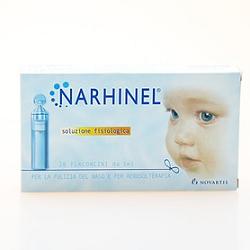 SOLUZIONE FISIOLOGICA PER ASPIRATORE NASALE NARHINEL 20 FIALE DA 5ML - farmanauta.it
