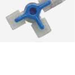 RUBINETTO A 3 VIE DELTA 3W WHITE CONNETTORI LUER LOCK GIREVOLI 1 PEZZO - farmanauta.it