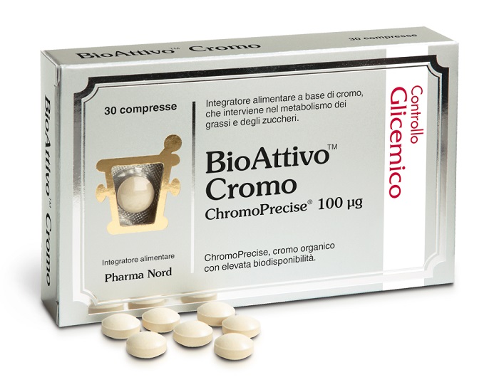 BIOATTIVO CROMO 30 COMPRESSE - farmanauta.it