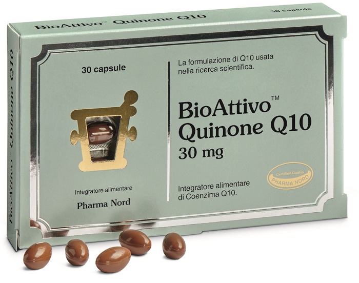 BIOATTIVO QUINONE Q10 30 CAPSULE - farmanauta.it