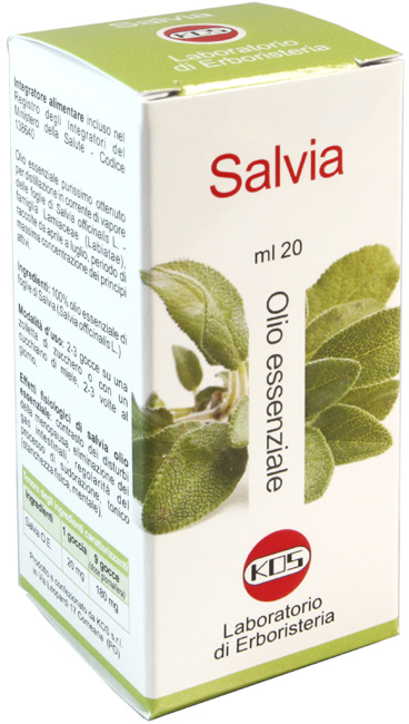SALVIA OLIO ESSENZIALE 20 ML - farmanauta.it