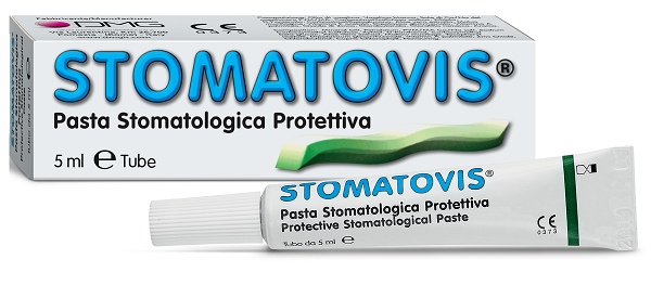 PASTA STOMATOLOGICA PROTETTIVA STOMATOVIS STOMATITI AFTOSE 5 ML - farmanauta.it