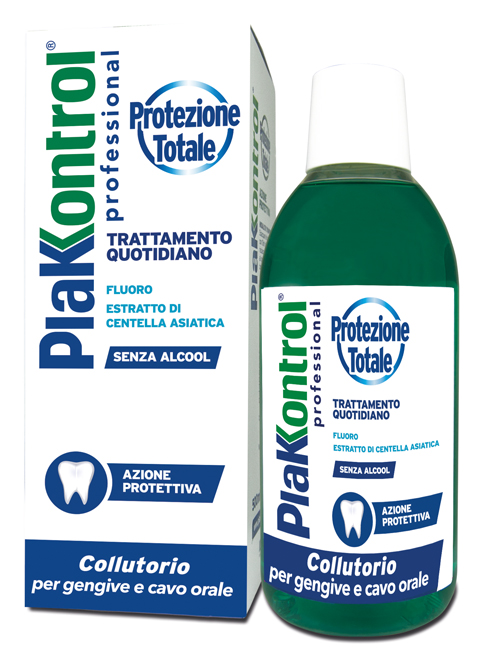PLAKKONTROL PROTEZIONE TOTALE COLLUTORIO 500 ML - farmanauta.it