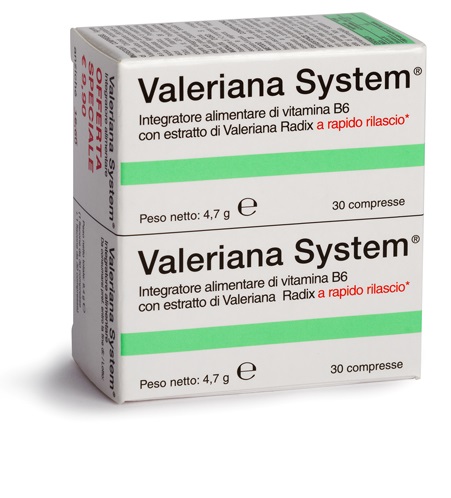 VALERIANA SYSTEM 30 COMPRESSE + 30 COMPRESSE - farmanauta.it