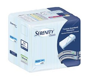 TRAVERSA SALVAMATERASSO PER INCONTINENZA SERENITY CLASSIC MISURA 60X90CM 15 PEZZI - farmanauta.it