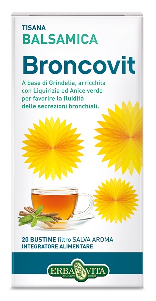 BRONCOVIT TISANA 20 BUSTINE 2G - farmanauta.it