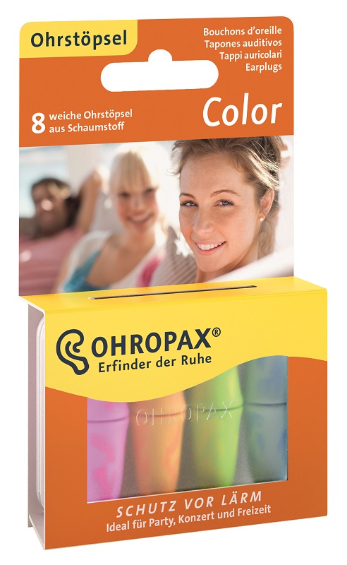 TAPPO AURICOLARE OHROPAX COLOR 8 PEZZI - farmanauta.it