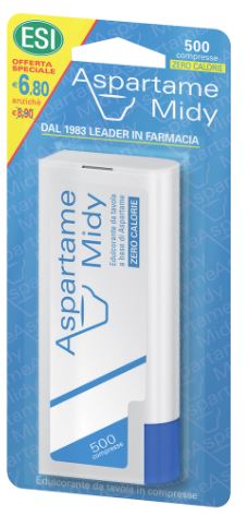 ESI ASPARTAME MIDY 500 COMPRESSE OFFERTA SPECIALE - farmanauta.it