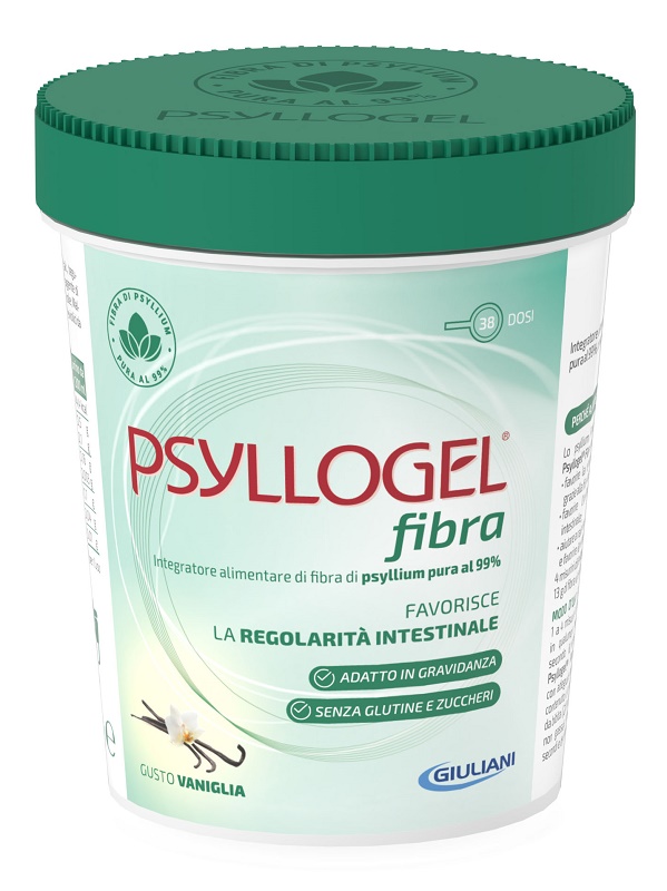 PSYLLOGEL FIBRA VANIGLIA VASO 170 G - farmanauta.it