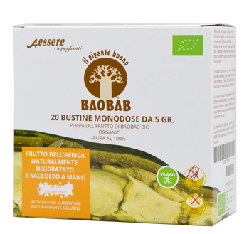 BAOBAB AESSERE POLPA BIO 20X5 G - farmanauta.it