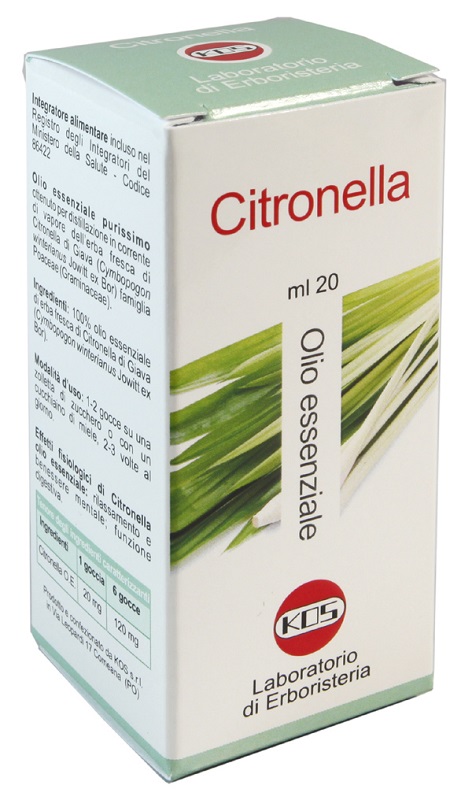 CITRONELLA OLIO ESSENZIALE 20 ML - farmanauta.it