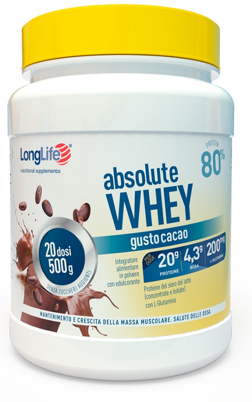 LONGLIFE ABSOLUTE WHEY CACAO - farmanauta.it