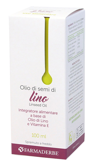 OLIO ALIMENTARE LINO SEMI 100 ML - farmanauta.it