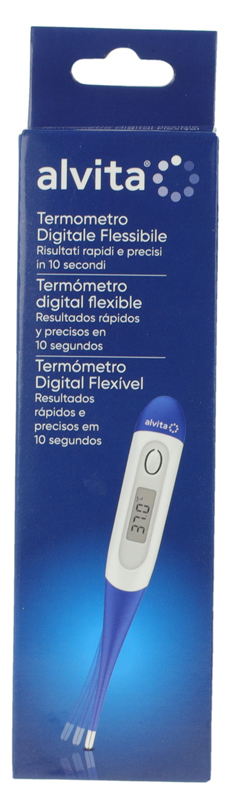 ALVITA TERMOMETRO DIGITALE CON SUONERIA SISTEMA AUTOMATICO DI SPEGNIMENTO E SCHERMO LCD - farmanauta.it
