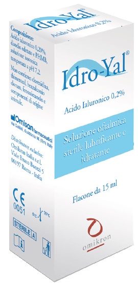 SOLUZIONE LUBRIFICANTE IDRO YAL 15 ML PER LENTI A CONTATTO - farmanauta.it