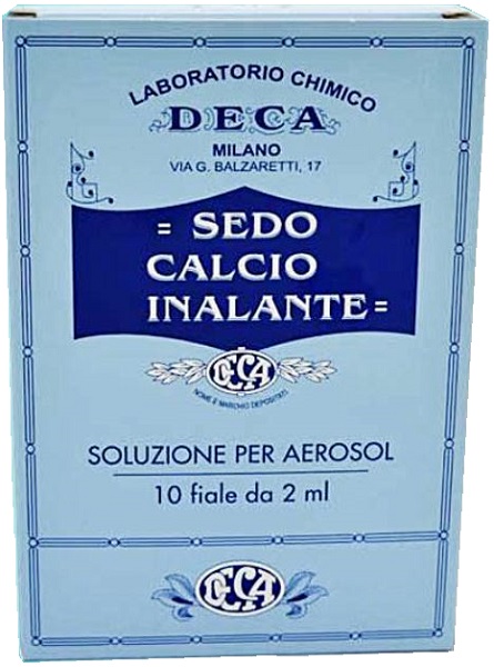 SEDO CALCIO INALANTE SOLUZIONE AEROSOL 10 FIALE 2 ML - farmanauta.it