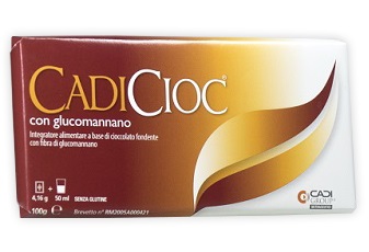 CADICIOC TAVOLETTA FONDENTE CON GLUCOMANNANO 100 G - farmanauta.it