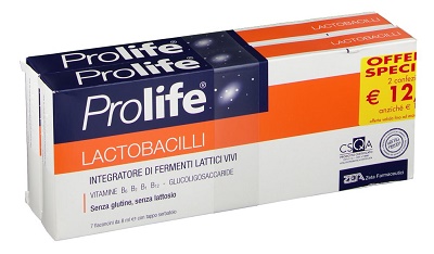 PROLIFE LACTOBACILLI DUE CONFEZIONI DA 7 FLACONCINI DA 8 ML - farmanauta.it
