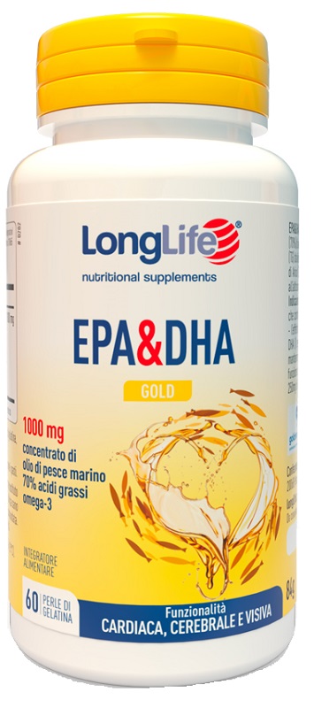 LONGLIFE EPA DHA GOLD 60 PERLE - farmanauta.it