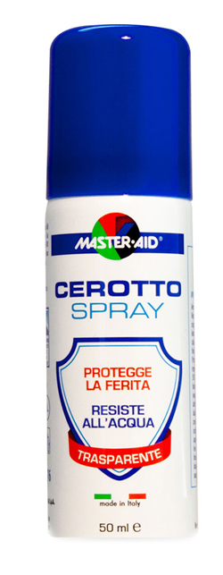 CEROTTO SPRAY MASTER-AID FLACONE 50ML CIRCA 80 APPLICAZIONI - farmanauta.it