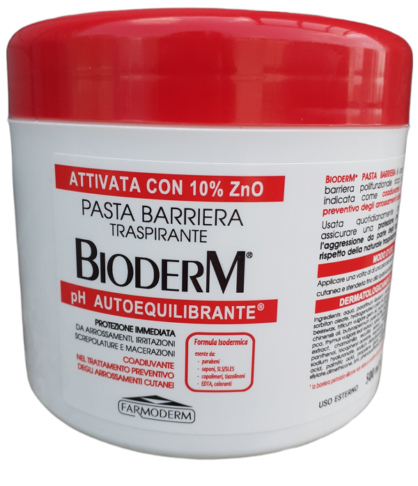 BIODERM PASTA BARRIERA ZINCO 500 ML - farmanauta.it