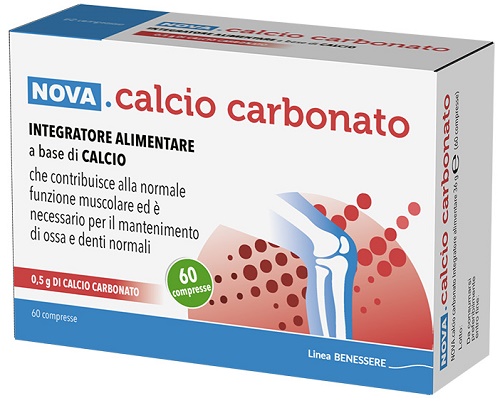 CALCIO CARBONATO 60 COMPRESSE - farmanauta.it