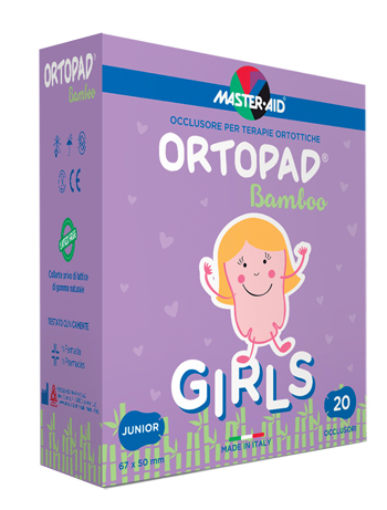 CEROTTO OCULARE PER ORTOTTICA ORTOPAD GIRLS M 5,4X7,6 20 PEZZI - farmanauta.it