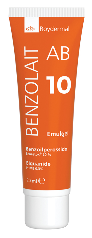 SEBOREGOLATORE/PURIFICANTE PER LA PELLE DEL VISO BENZOLAIT AB 10 EMULGEL 30 ML - farmanauta.it