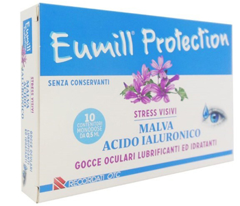 EUMILL PROTECTION GOCCE OCULARI 10 FLACONCINI MONODOSE 0,5 ML - farmanauta.it