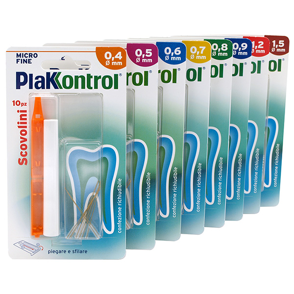 PLAKKONTROL MINIGRIP SCOVOLINO 0,5 MM 10 PEZZI - farmanauta.it
