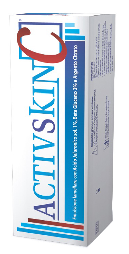 EMULSIONE IAMELLARE ACTIV SKIN CON ACIDO JALURONICO 1% BETA GLUCANO 3% E ARGENTO CITRATO 30 ML - farmanauta.it