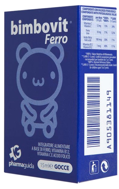 BIMBOVIT FERRO GOCCE 15 ML - farmanauta.it