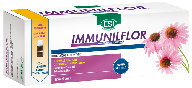 ESI IMMUNILFLOR MINI DRINK 12 FLACONCINI - farmanauta.it