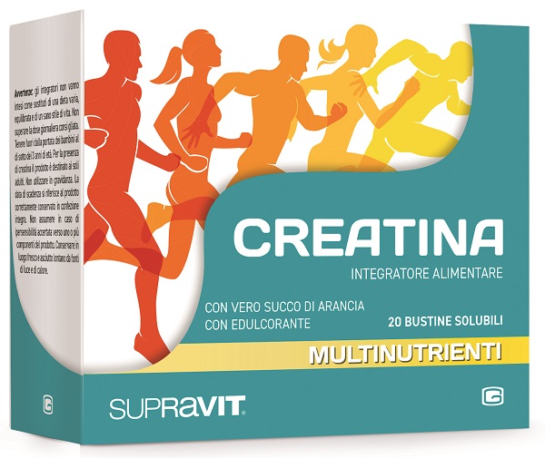 SUPRAVIT CREATINA GRANULATO 20 BUSTINE - farmanauta.it