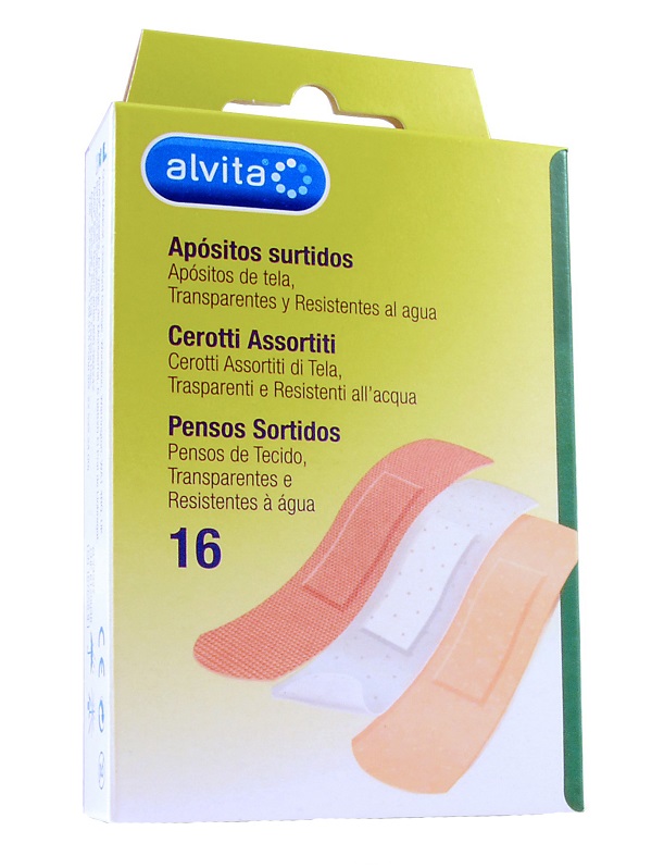 ALVITA CEROTTI ASSORTITI 16 PEZZI - farmanauta.it