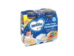 MELLIN CENA COMPLETA PASTINA VERDURE FORMAGGINO 2 PEZZI 200 G - farmanauta.it