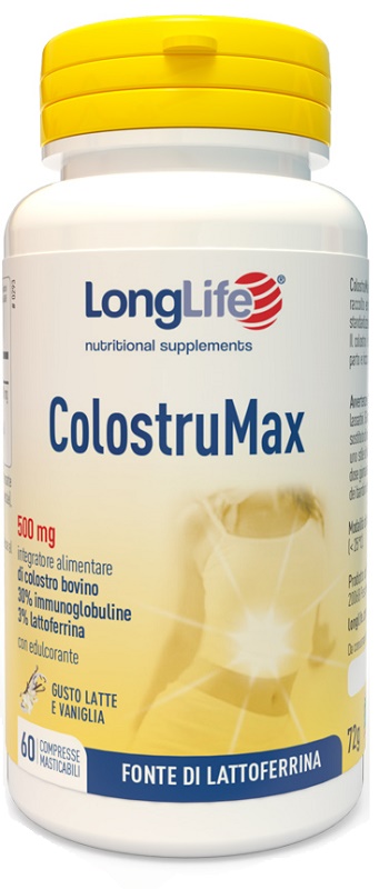 LONGLIFE COLOSTRUMAX 60 TAVOLETTE - farmanauta.it