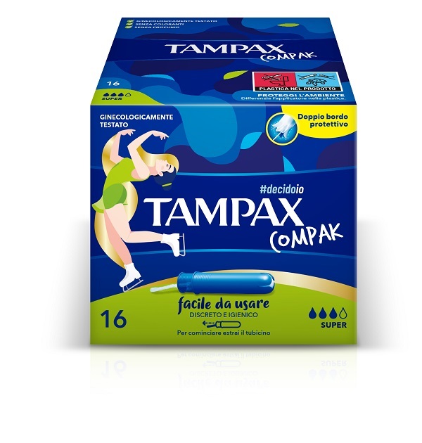 TAMPAX COMPAK SUPER 16 PEZZI - farmanauta.it
