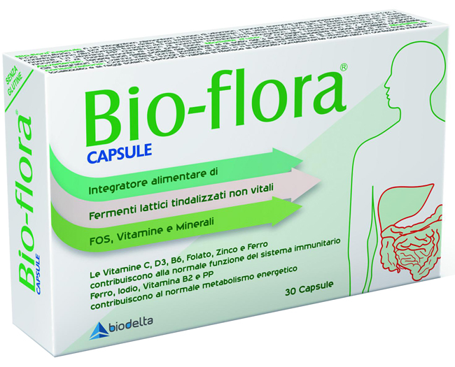 BIOFLORA 30 CAPSULE - farmanauta.it