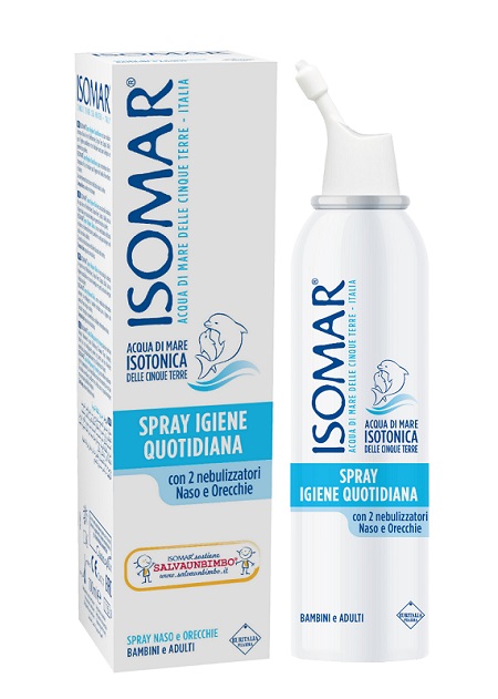 SOLUZIONE ACQUA DI MARE ISOMAR SPRAY IGIENE QUOTIDIANA 100 ML - farmanauta.it