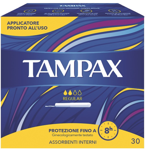 TAMPAX BLUE BOX REGULAR 30 PEZZI - farmanauta.it