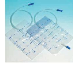 SACCA RACCOLTA URINA DA LETTO IN PVC NON STERILE VOLUME 2 LITRI TUBO LUNGHEZZA 90 CM 30 PEZZI - farmanauta.it