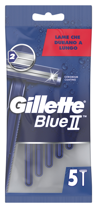 RASOIO GILLETTE BLUE II STANDARD 6 X 20 X 5 - farmanauta.it