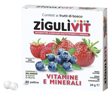 ZIGULI VIT FRUTTIBOSCO 40 CONFETTI - farmanauta.it