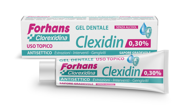 FORHANS CLEXIDIN COLLUTORIO IN GEL ALLA CLOREXIDINA 0,30% 30 - farmanauta.it