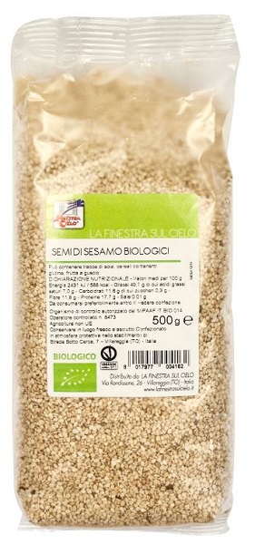 SESAMO BIO 500 G - farmanauta.it