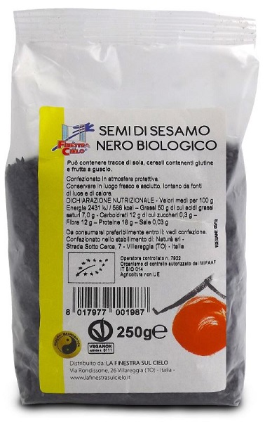 SESAMO NERO 250 G - farmanauta.it