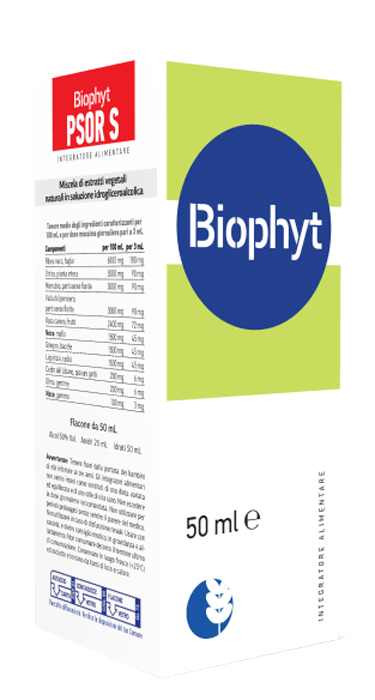 BIOPHYT PSOR S 50 ML SOLUZIONE IDROALCOLICA - farmanauta.it